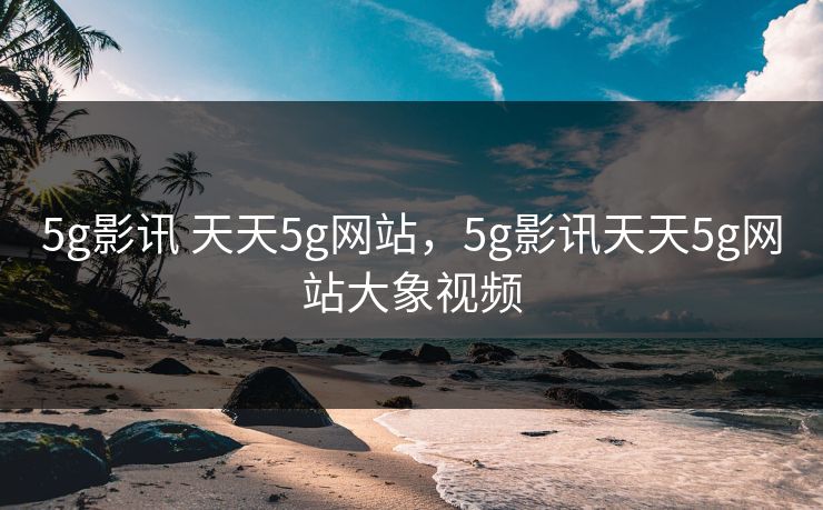 5g影讯 天天5g网站，5g影讯天天5g网站大象视频